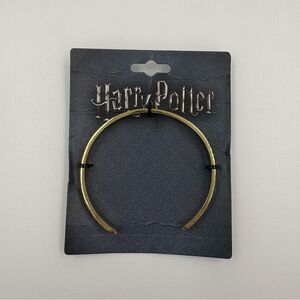 NWT Harry Potter Gold Cuff Marauders Quote Bracelet